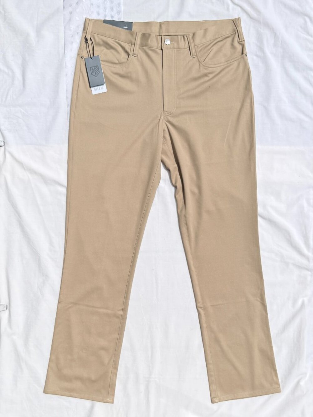 Men's Golf Pants, Rule 18, Khaki, Size 36" waist, 34" lenght, BRAND NEW WITH TAG